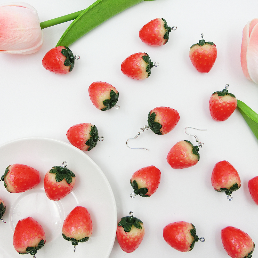 20Pcs Pumpkin Charms 3D Resin Halloween Charms Food Pendants 0.87??0.87??0.71Inch with Hole